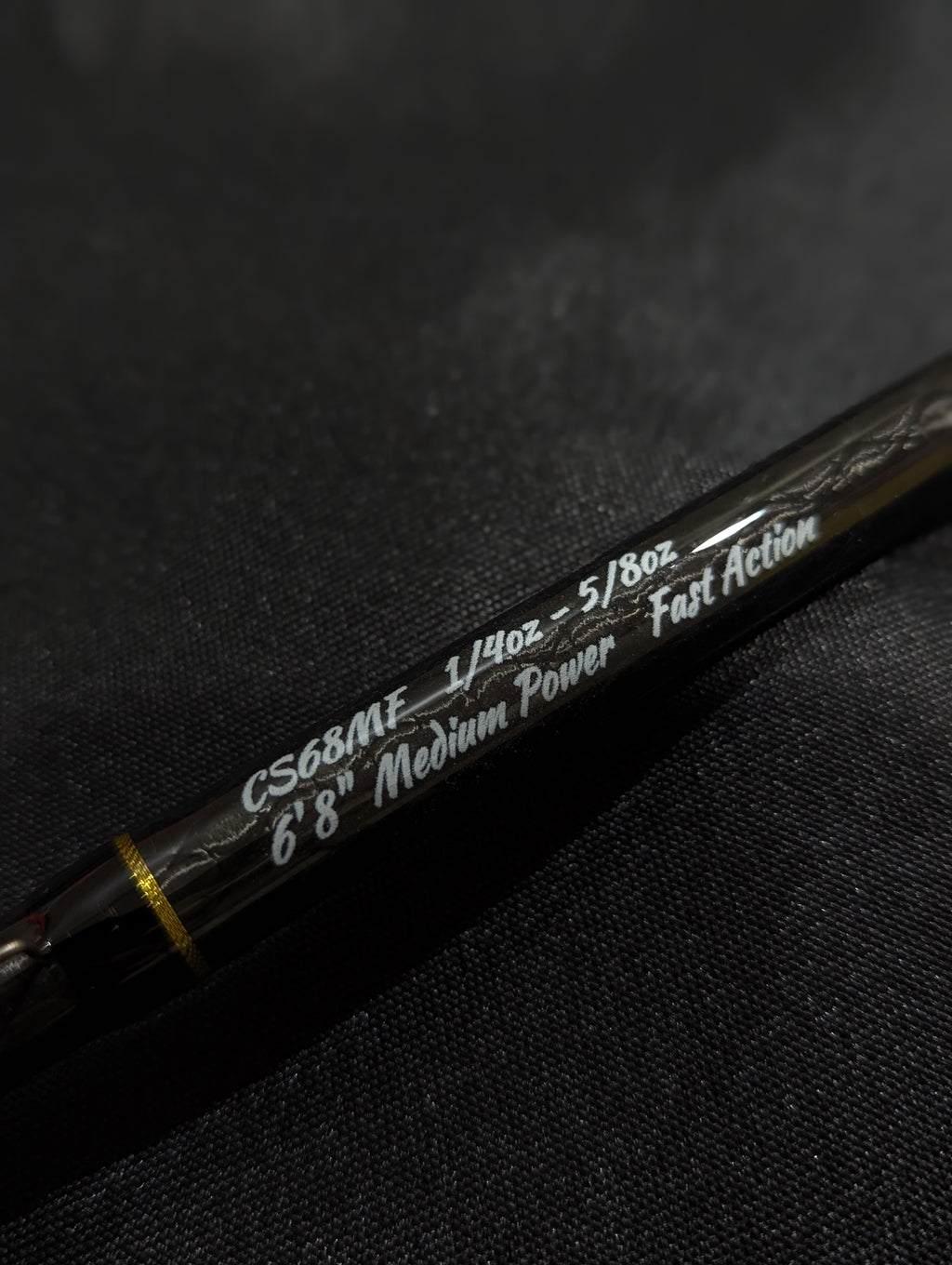 6' 8" Medium Power Fast Action Carbon Series Spinning Rod
