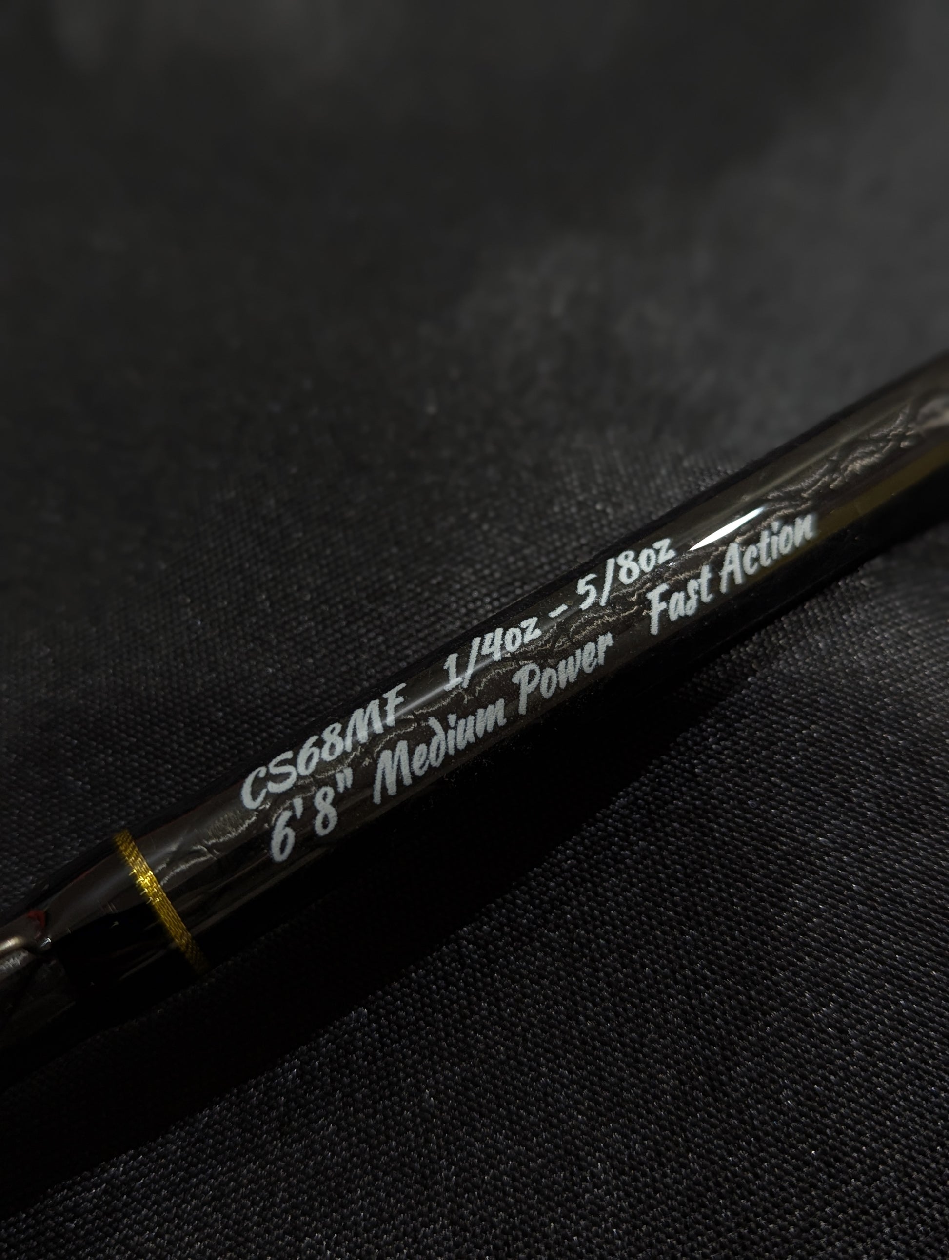 6' 8" Medium Power Fast Action Carbon Series Spinning Rod