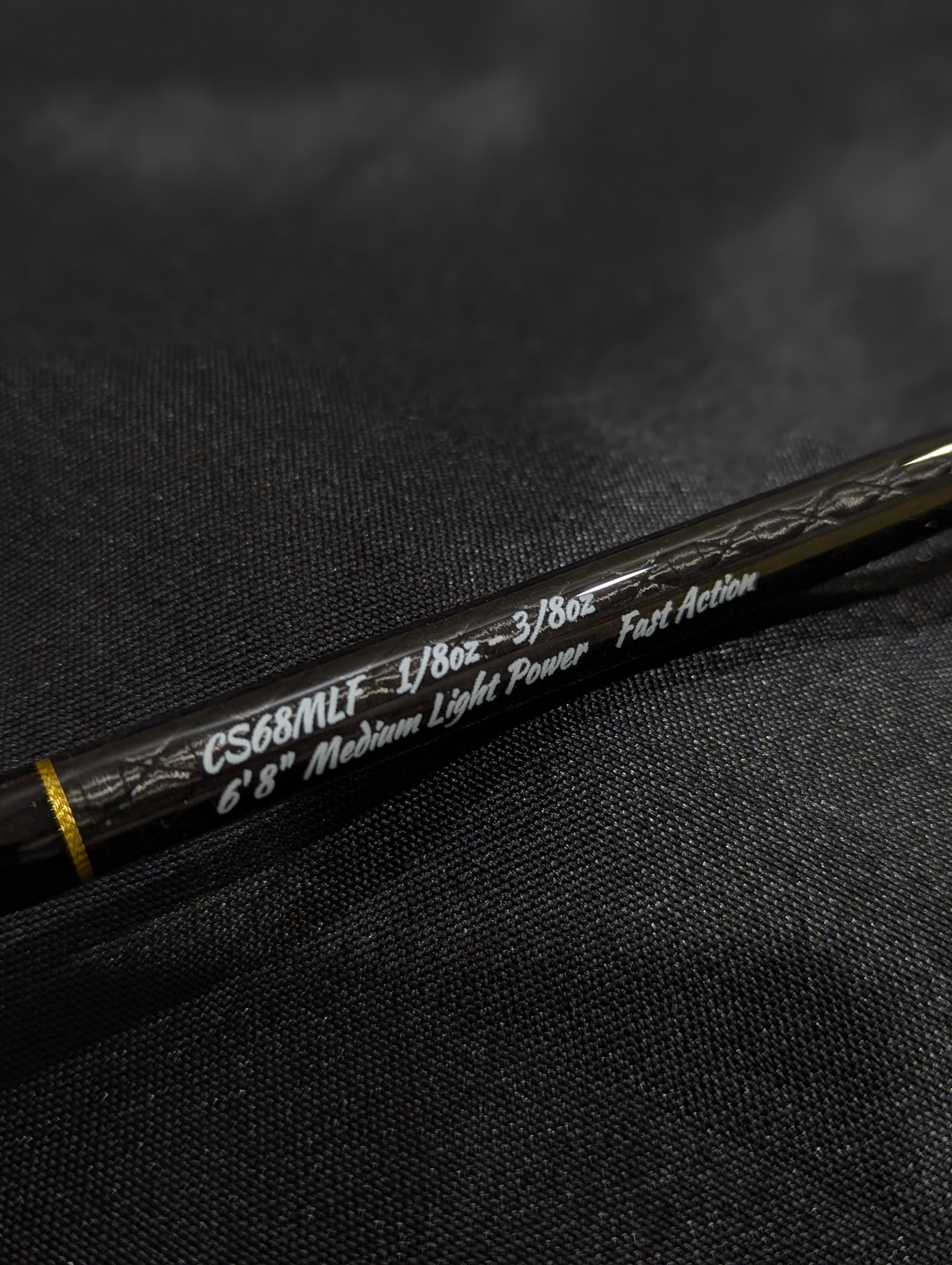 6' 8" Medium Light Power Fast Action Carbon Series Spinning Rod