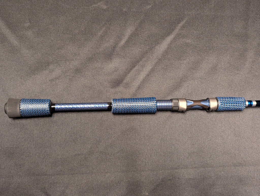 cheap custom fishing rods 80/130 XXL Zack's Rods, LLC 1 pieceDesigned for Detroit River vertical jigging deeper water or waters with current Okuma TEC Custom Crappie Spinning
