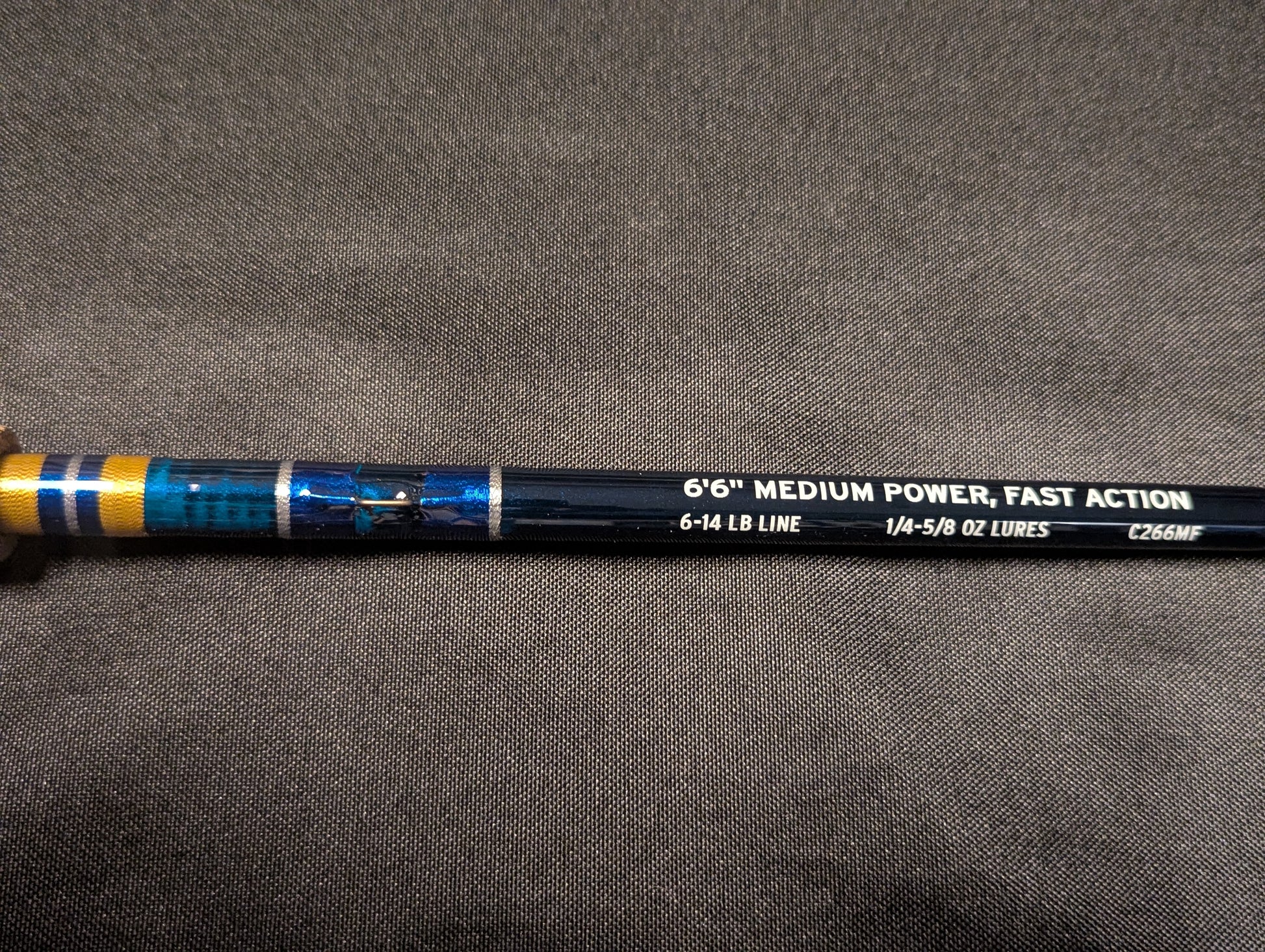 6'6" Medium Power Fast Action Carbon Series Spinning Rods 6'6" Medium Power Fast Action Carbon Series Spinning Rods