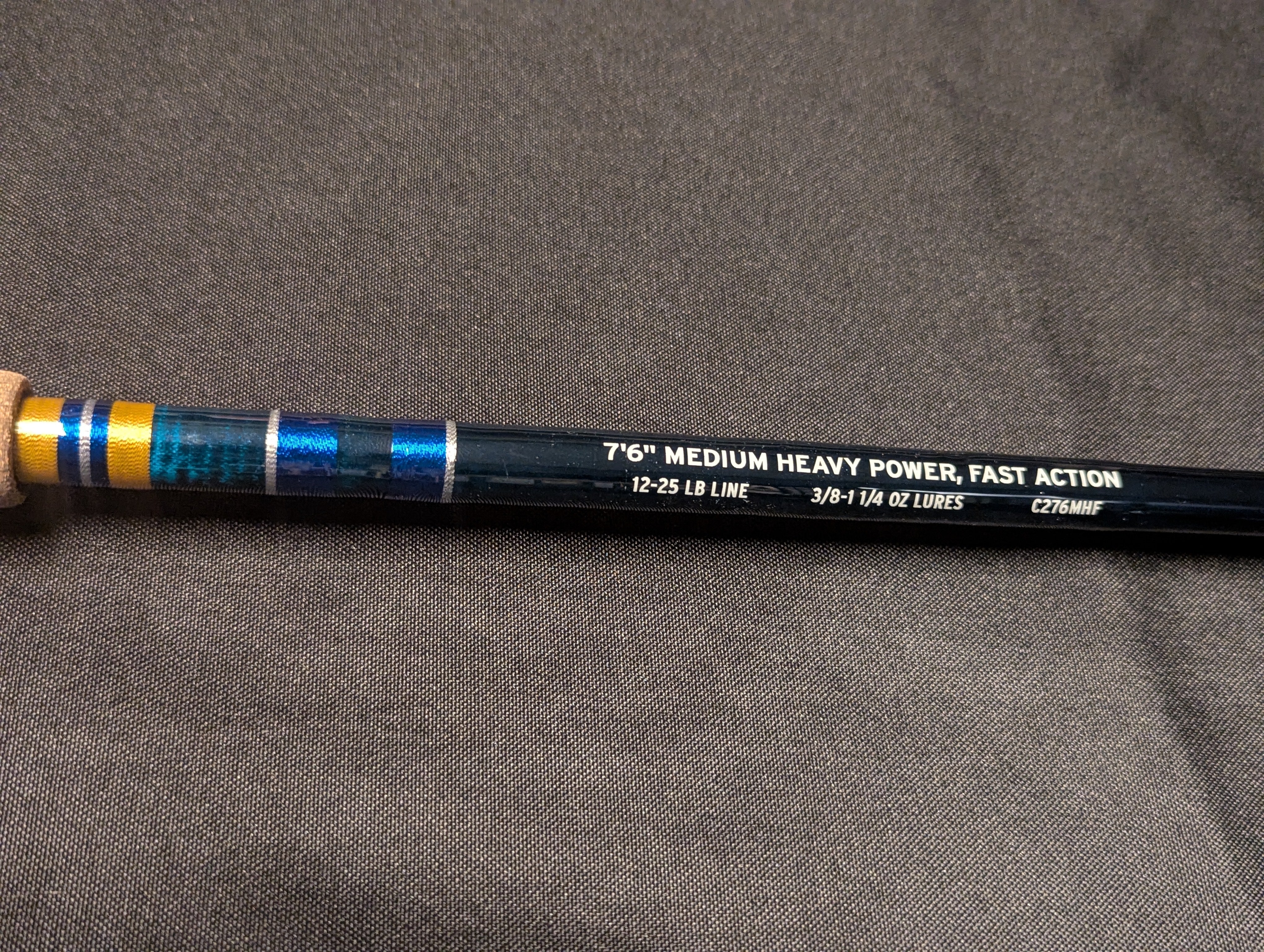 heavy power fast action rod