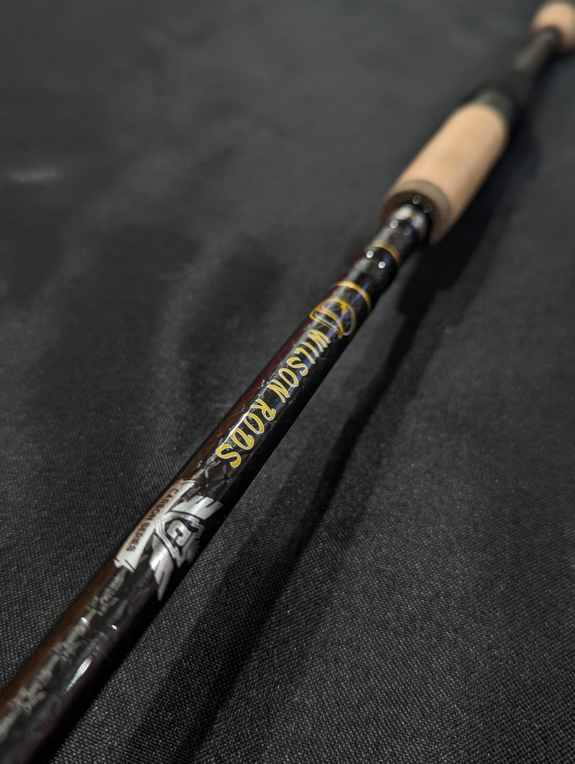 carbon fiber fishing pole 6'9" Light Power Fast Action Carbon Series Spinning Rod – Wilson Rods