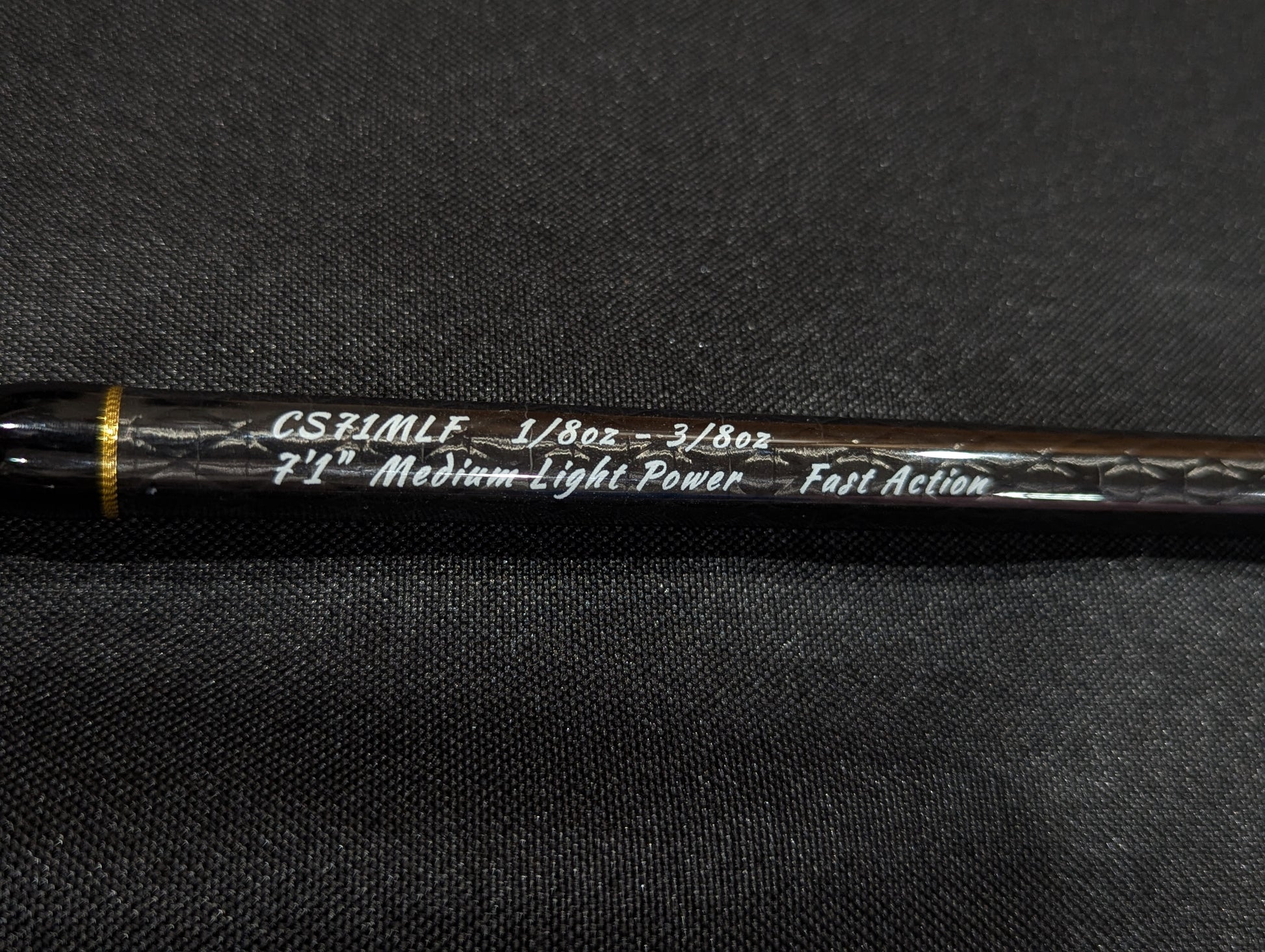 7'1" Medium Light Power Fast Action Carbon Series Spinning Rod