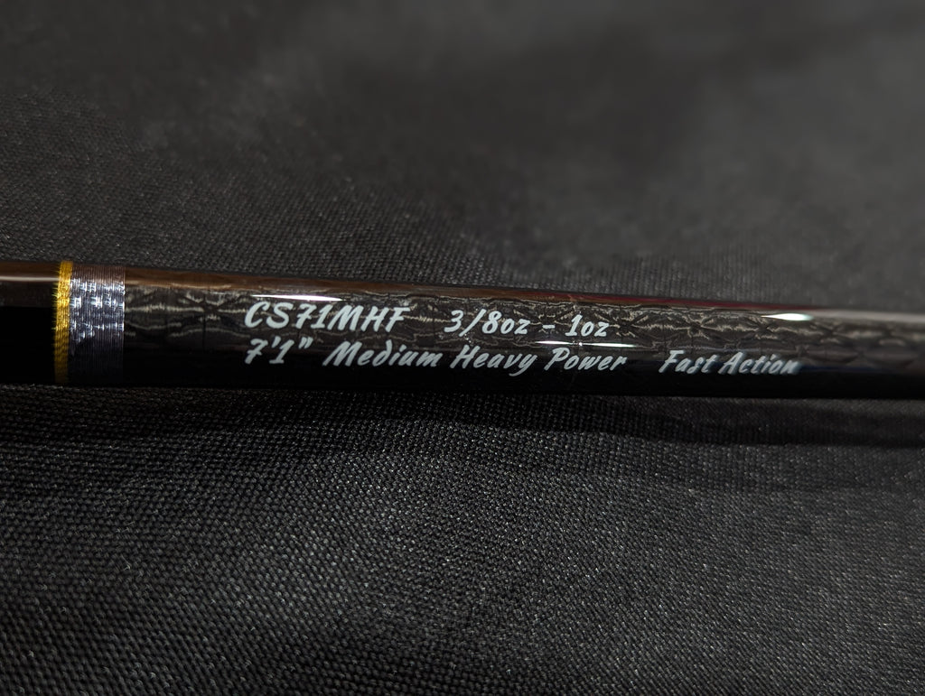7'1" Medium Heavy Power Fast Action Carbon Series Casting Rod