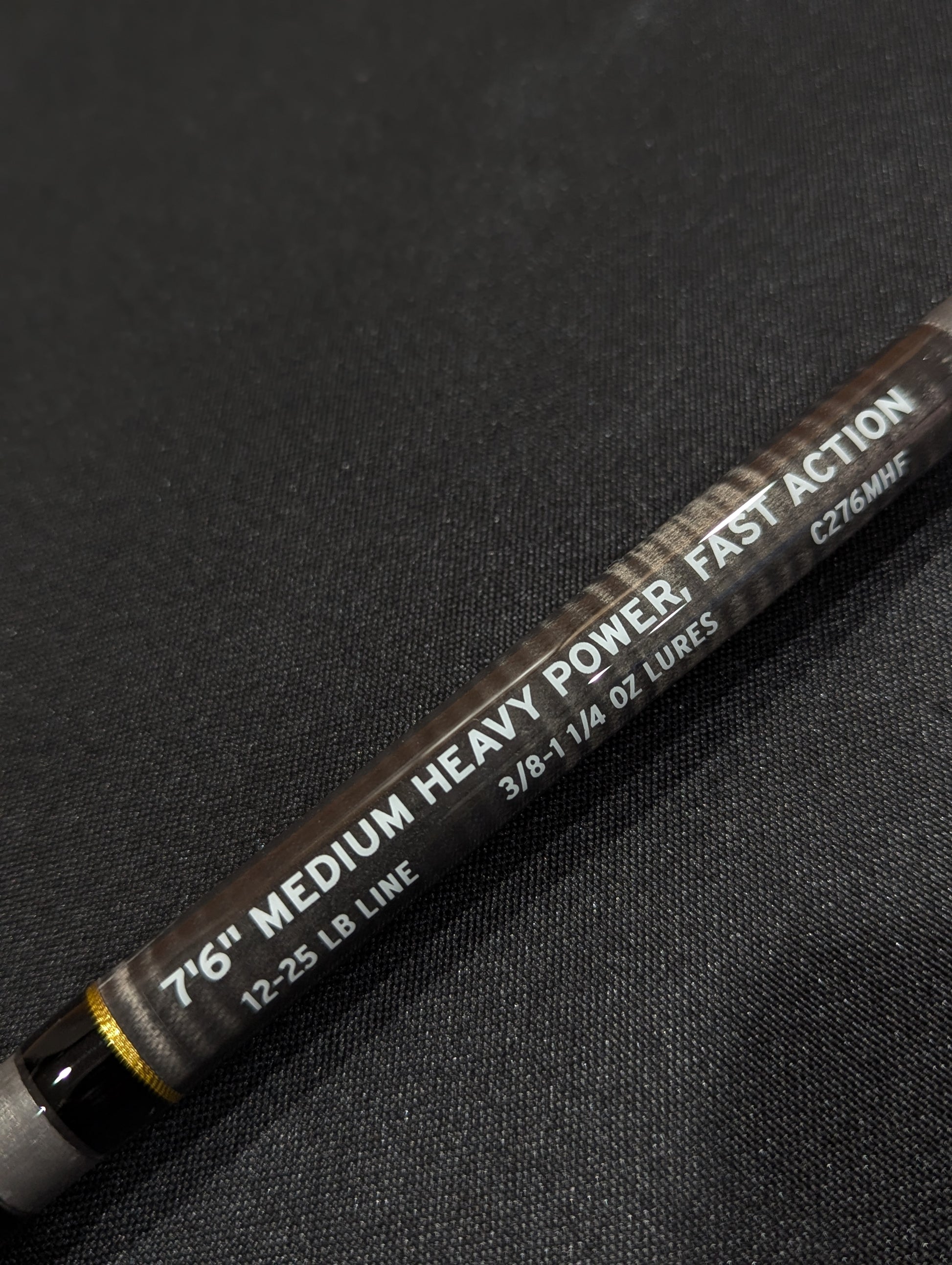 Custom Built 7'6" Medium Heavy Power Fast Action Casting Rod