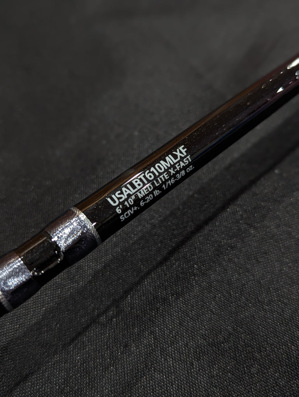 Custom Built 6'10" Medium Light Power Extra Fast Action Spinning Rod