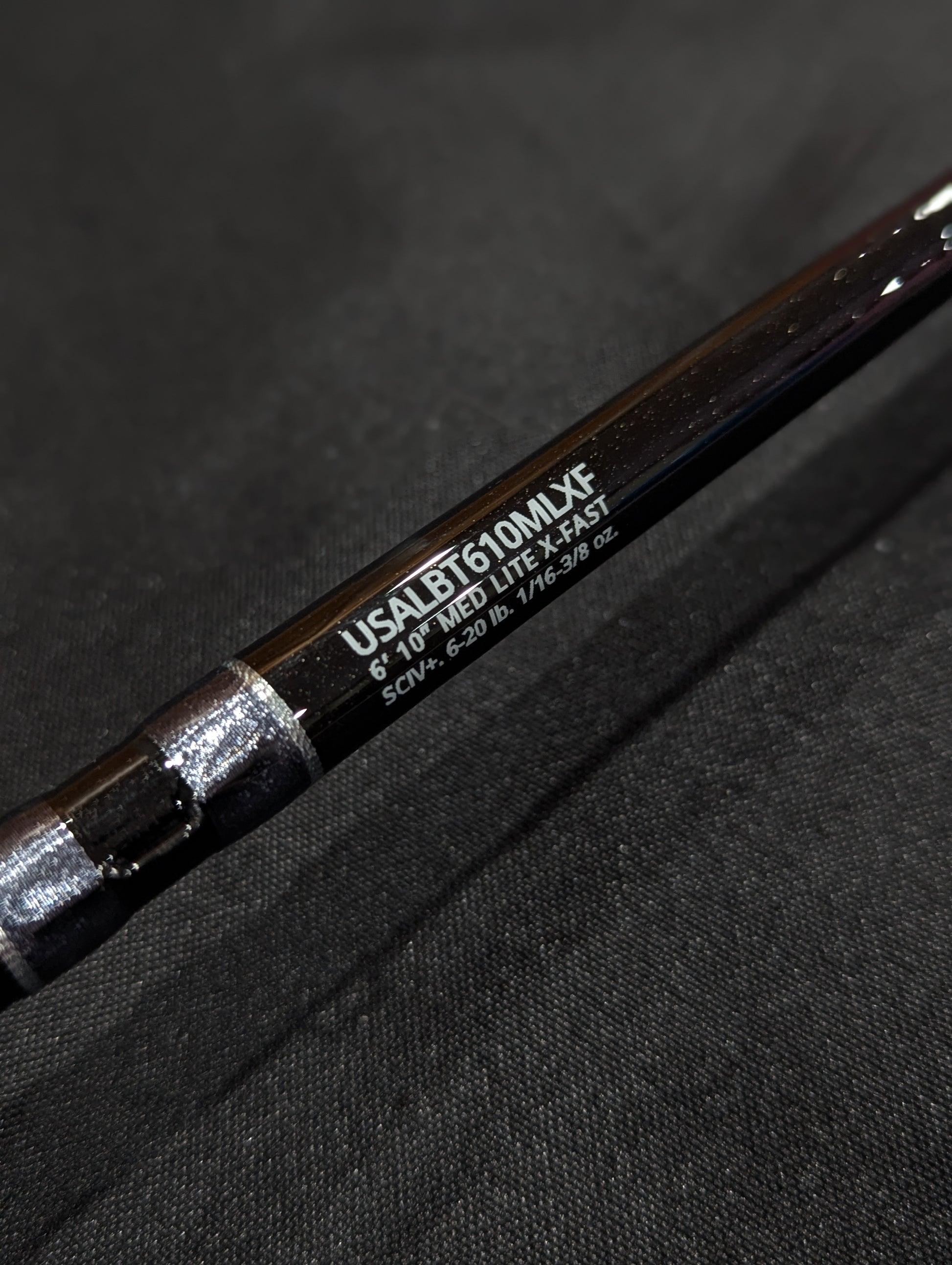 Custom Built 6'10" Medium Light Power Extra Fast Action Spinning Rod