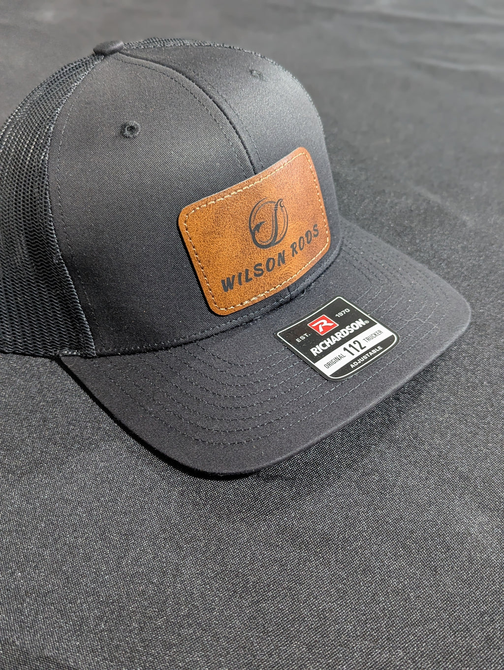 Rectangle Leather Patch Hat