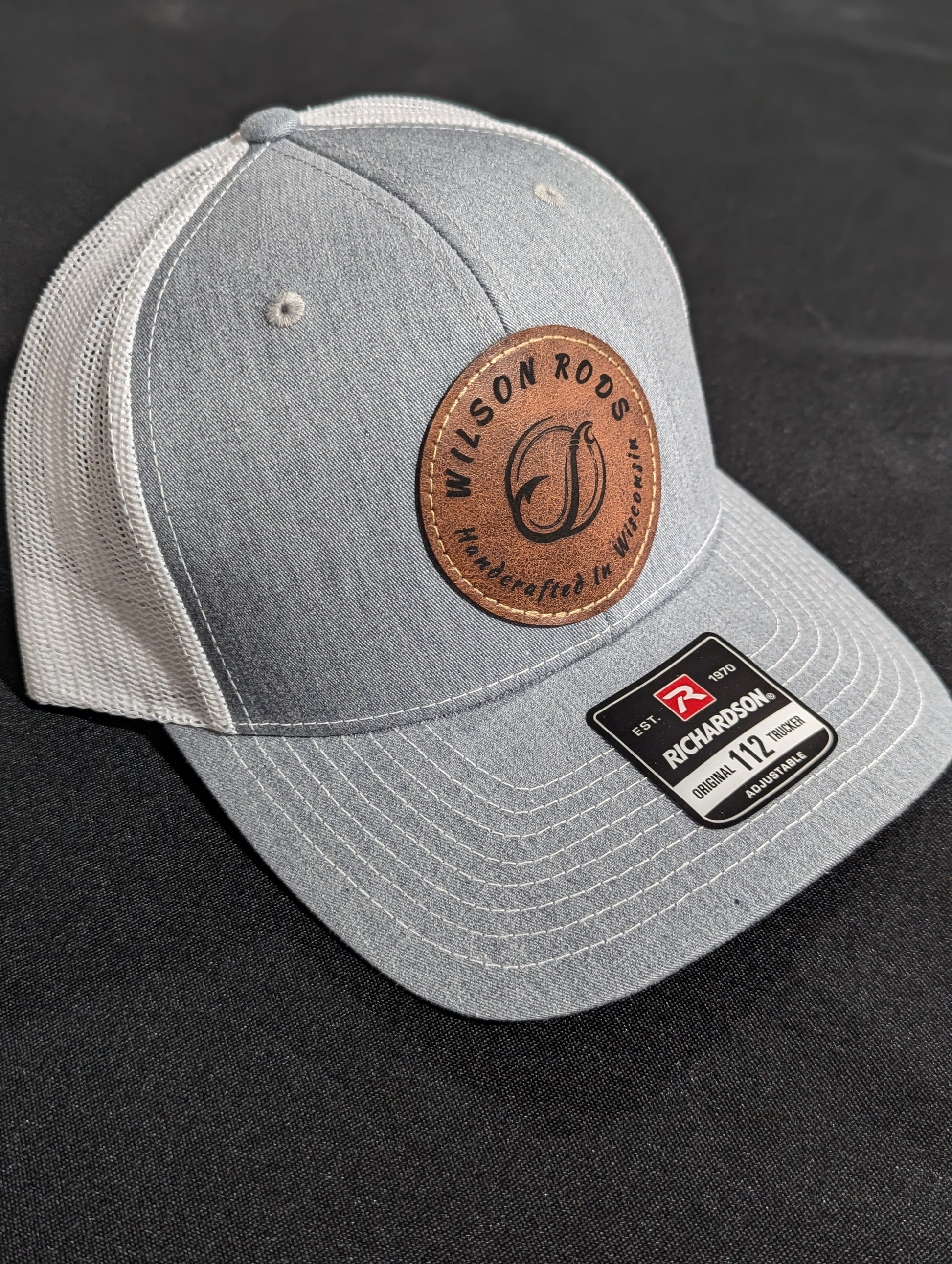 Round Leather Patch Hats