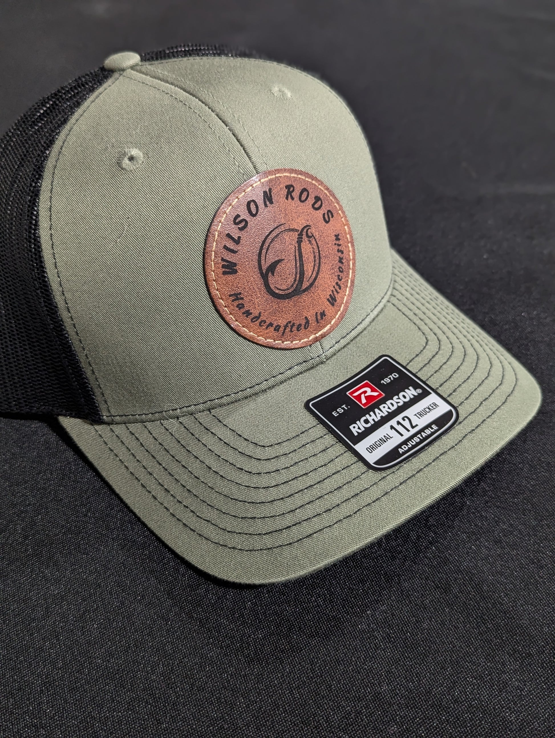 Round Leather Patch Hats